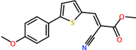 (E)-Methyl 2-cyano-3-(5-(4-methoxyphenyl)thiophen-2-yl)acrylate